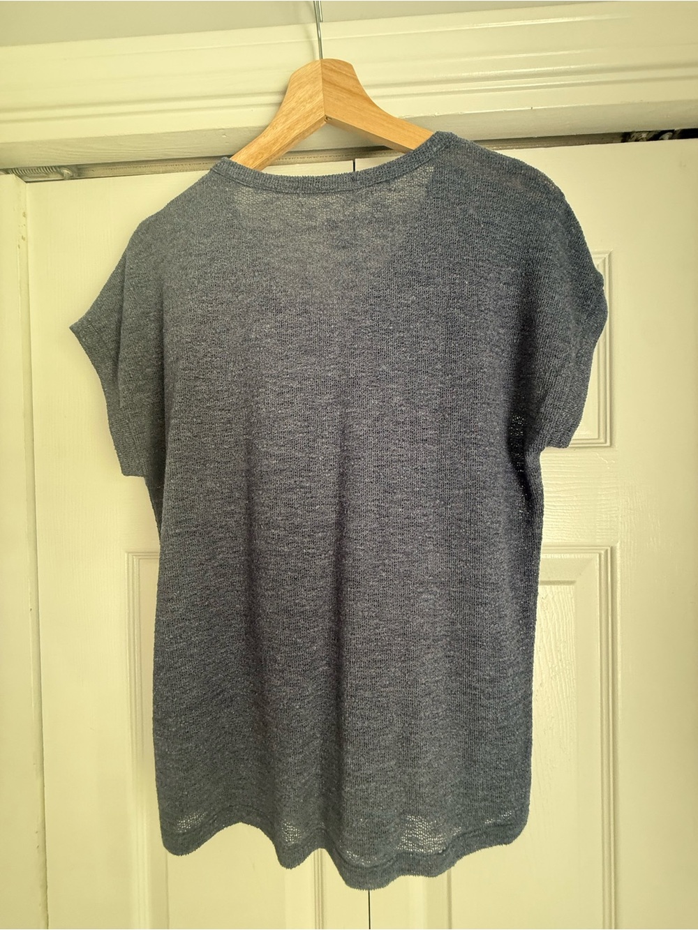 Pink Clover Charcoal V-Neck Short Sleeve Pocket Tee - Picture 2 of 3
